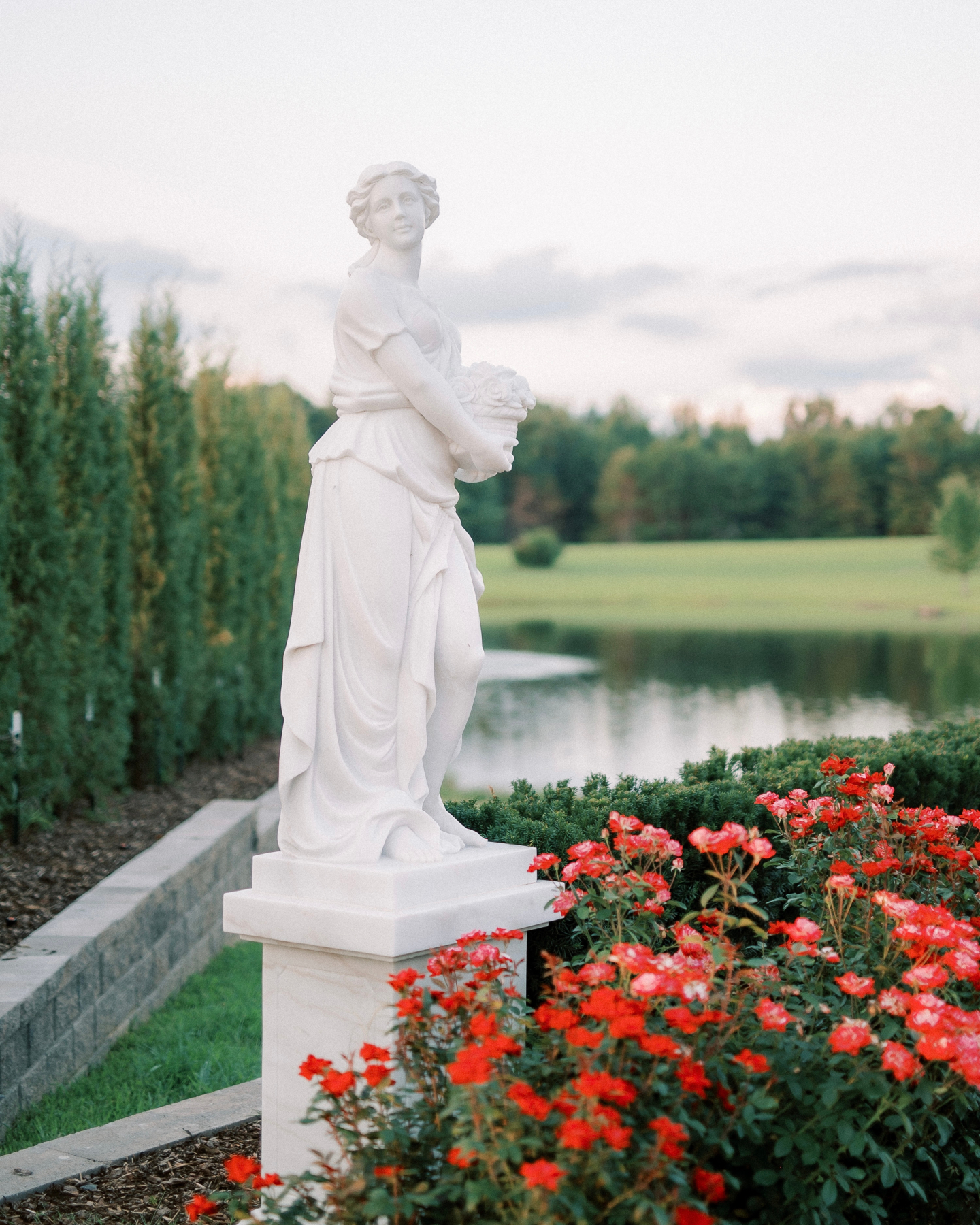 Ashton and Alex’s Georgia wedding venue embodies the look of a destination wedding without needing t