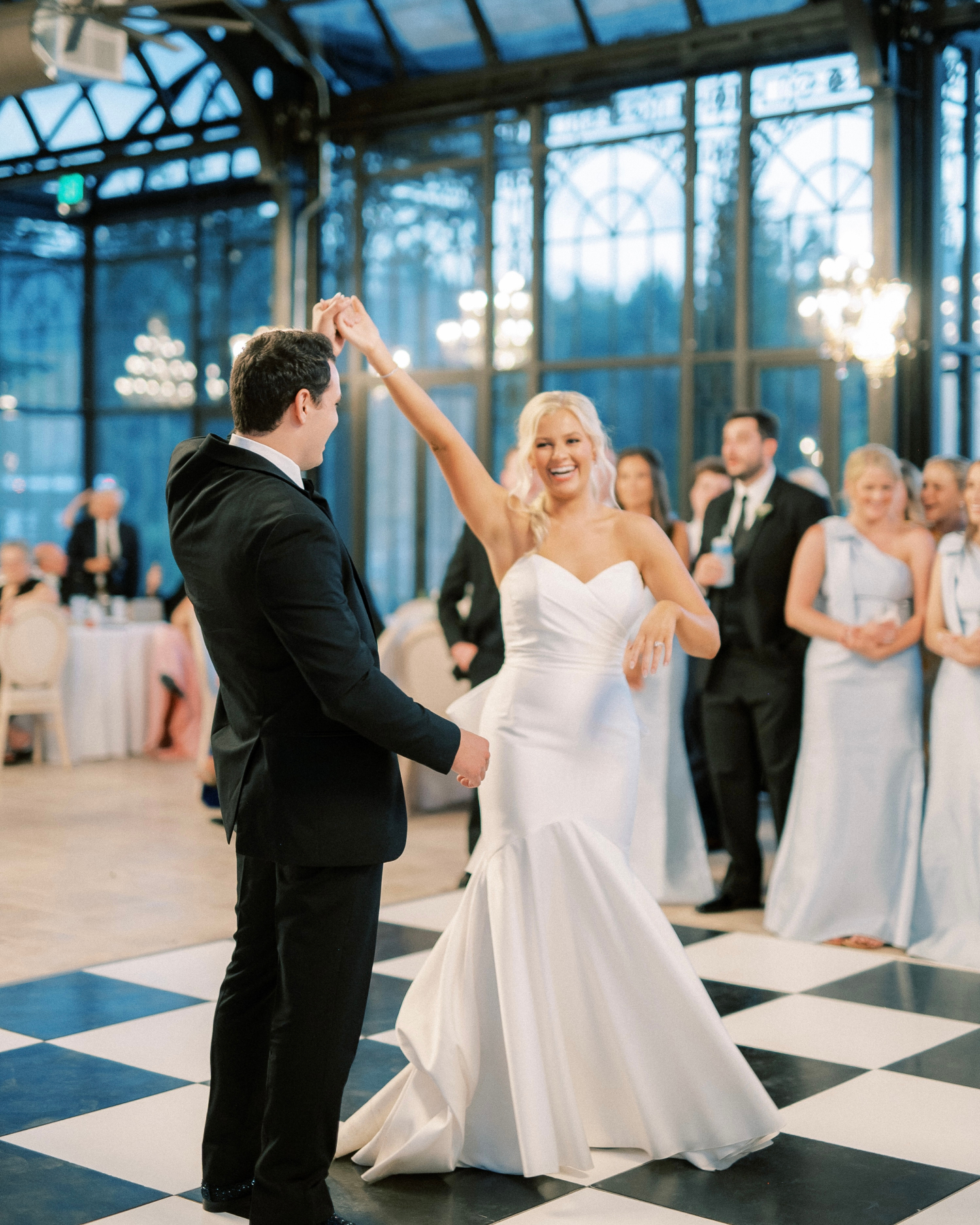 Ashton and Alex’s Georgia wedding venue embodies the look of a destination wedding without needing t