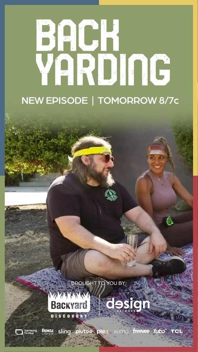 ‘Backyarding’ is back Wednesday at 8 ET on The Design Network! You may or may not see us make an app