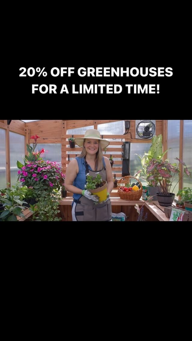 All it needs is you!

Pre-order your greenhouse today and save 20%! 

#greenhouse #greenhouses #gard