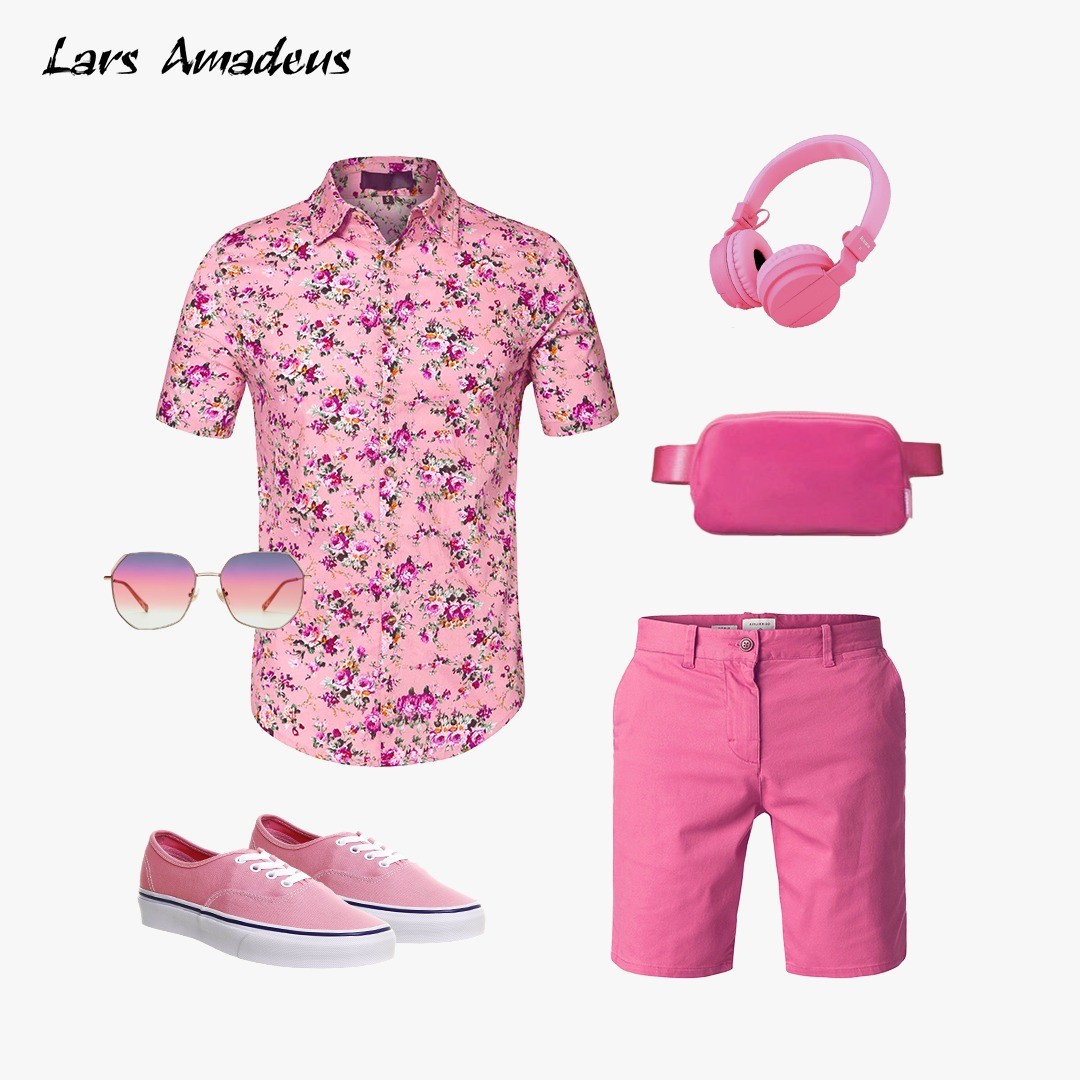Hot Pink Looks For Summer 🔥 Shop these looks with 15% OFF code below.⁠

🔎Beach Hawaiian Shirt (a18