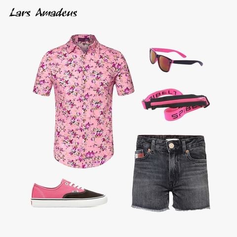 Hot Pink Looks For Summer 🔥 Shop these looks with 15% OFF code below.⁠

🔎Beach Hawaiian Shirt (a18