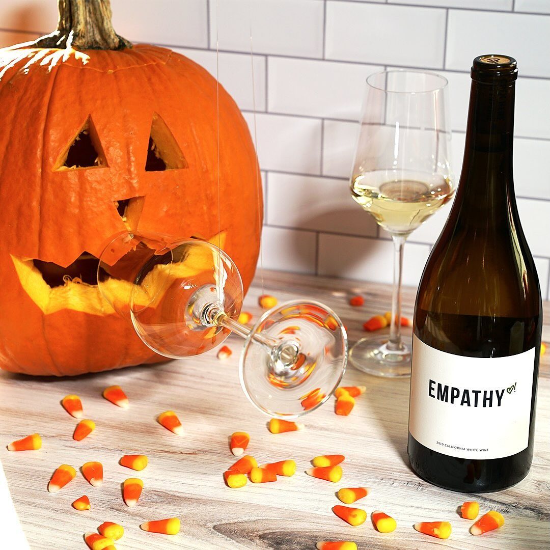 Every sip of Empathy is a treat, no tricks here🍷🎃