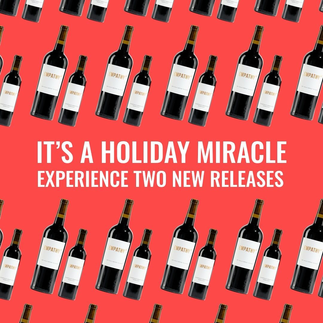 Enjoy TWO NEW Empathy icons sourced from renowned wine regions in California 🍷 arriving right in ti
