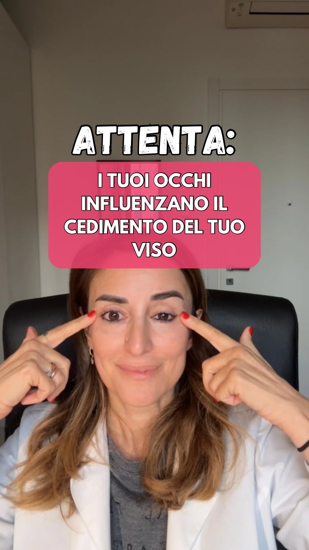 👀Sai che i tuoi occhi influenzano il cedimento del tuo viso?
.
👉🏻Pochi lo sanno, ma i muscoli che