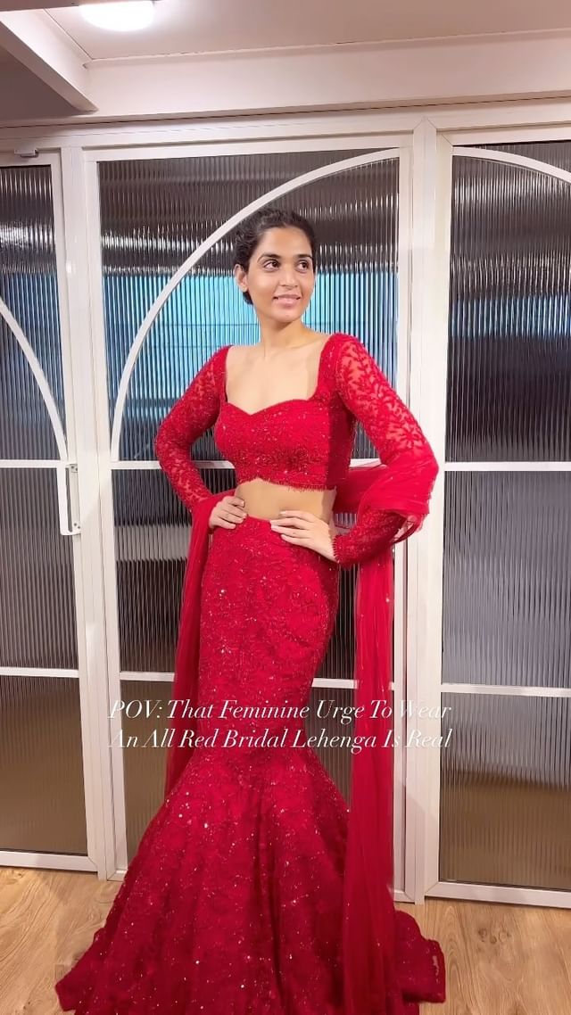 Red Is Love ❤️❤️
Customised Bridal Lehenga by nayantaara 
DM or WhatsApp (9892200546) to get informa