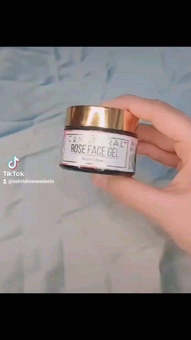 This season hydrate your face with conatural Rose face gel 
conatural 

This gel is an organic oil f