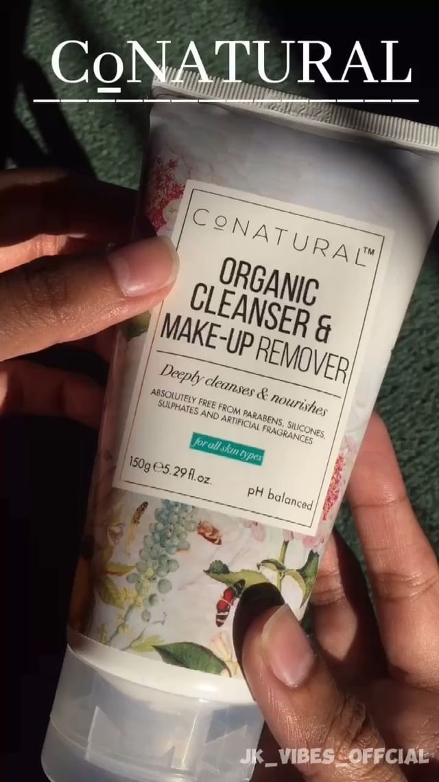 ðŸŒ¸ conatural Organic Cleanser & Makeup remover, free from parabens, slicones, Sulphates & Artifici