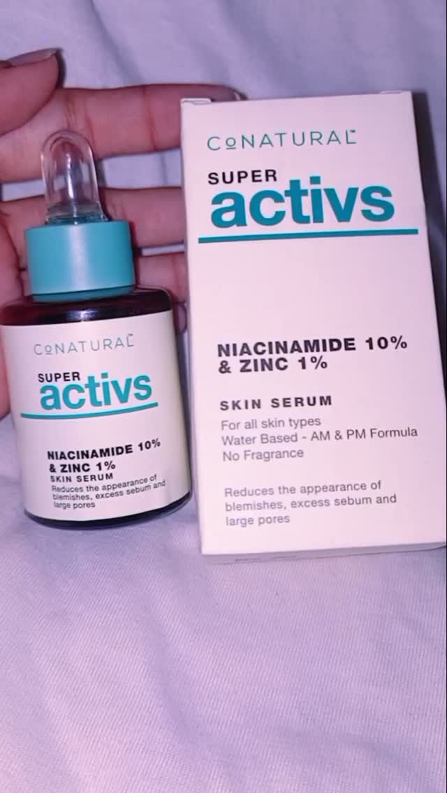 Conatural Super actives Serum (Niacin amide 10% &  Zinc ) Serum Review >>>>

  I received the this s