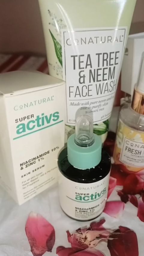 Or Skin ko Kya chahye â¤ï¸
My fav products from conatural 
â€¢ Tea Tree & Neem face wash is my all