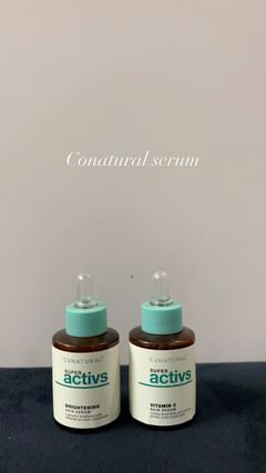 Favourite serums by conatural 

âœ¨Vitamin C skin serum
âœ¨Brightening skin serum
.
.
.
.
.
#fyp #fy
