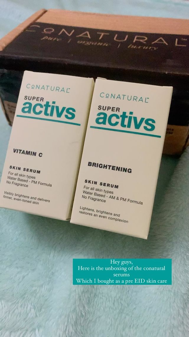 Hey my badshaho, here is the unboxing of my SERUMS which i bought from conatural.
NOTE: the most ama