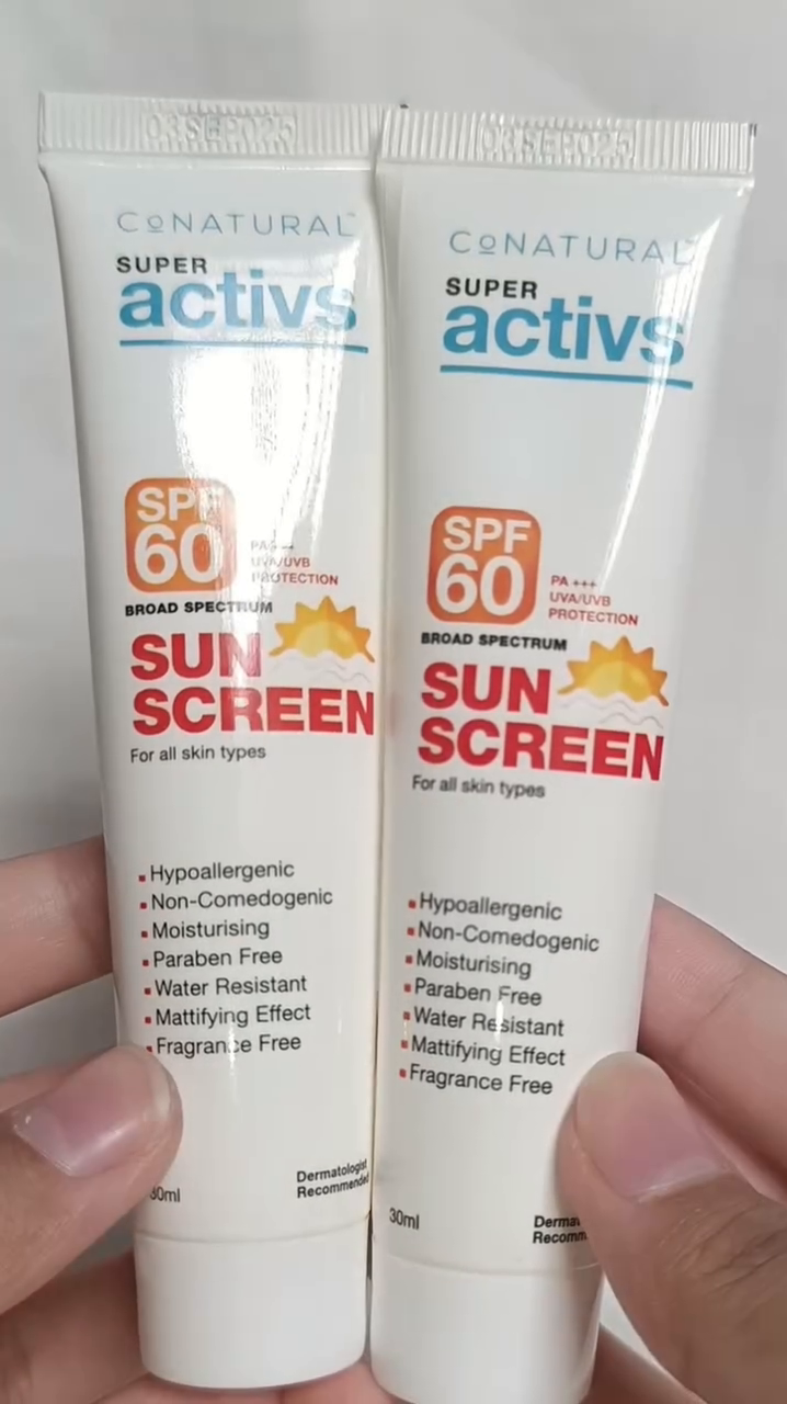 CONATURAL SPF 60. Leaves no white cast #pakistan #ugccreator #ugc #karachi #skincare #fashion #spf #