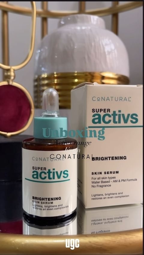 Unboxing my fav skincare brands activs range by conatural 
Their skincare has been working great for