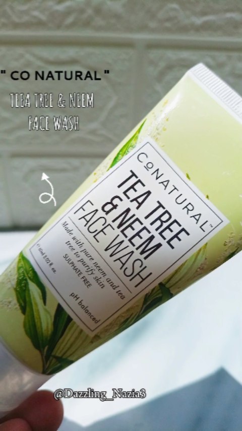 â‹† Ëšï½¡â‹†à­¨à­§Ëš Lets Review this CO NATURAL TEA TREE NEEM FACE WASH â‹† Ëšï½¡â‹†à­¨à­§Ëš
ðŸŒ¼ I