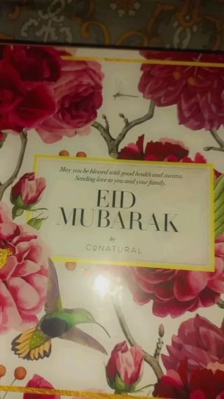 Thank you conatural for sending this beautiful Eid gift box ðŸŽ â£ï¸