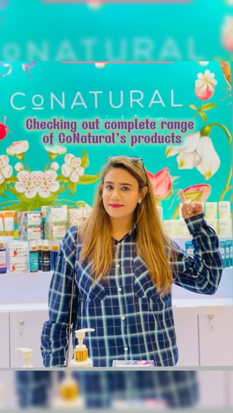X conatural 

Checked out the Conaturalâ€™s luxurious and organic products at dolmen mall beauty fes