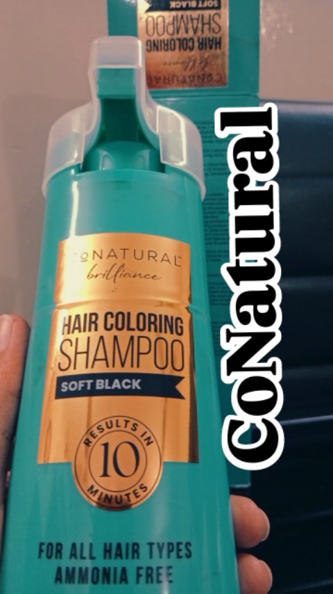 Try this new CoNatural hair color and shampoo it gives smooth hair with color flair 😁 
Most importa
