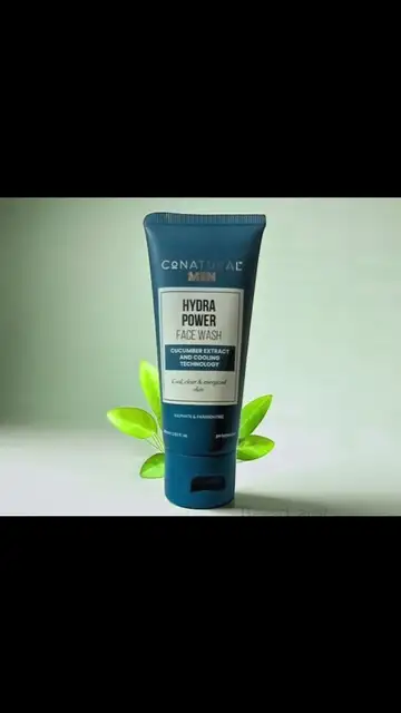 conatural HYDRA POWER FACE WASH FOR MEN WITH CUCUMBER EXTRACT AND COOLING TECHNOLOGY âœ¨ 
BenefitsðŸ