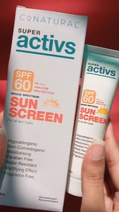 Sunshine feels great, but donâ€™t forget the sunscreenðŸ’› Showing conatural's sunscreen in smooth s