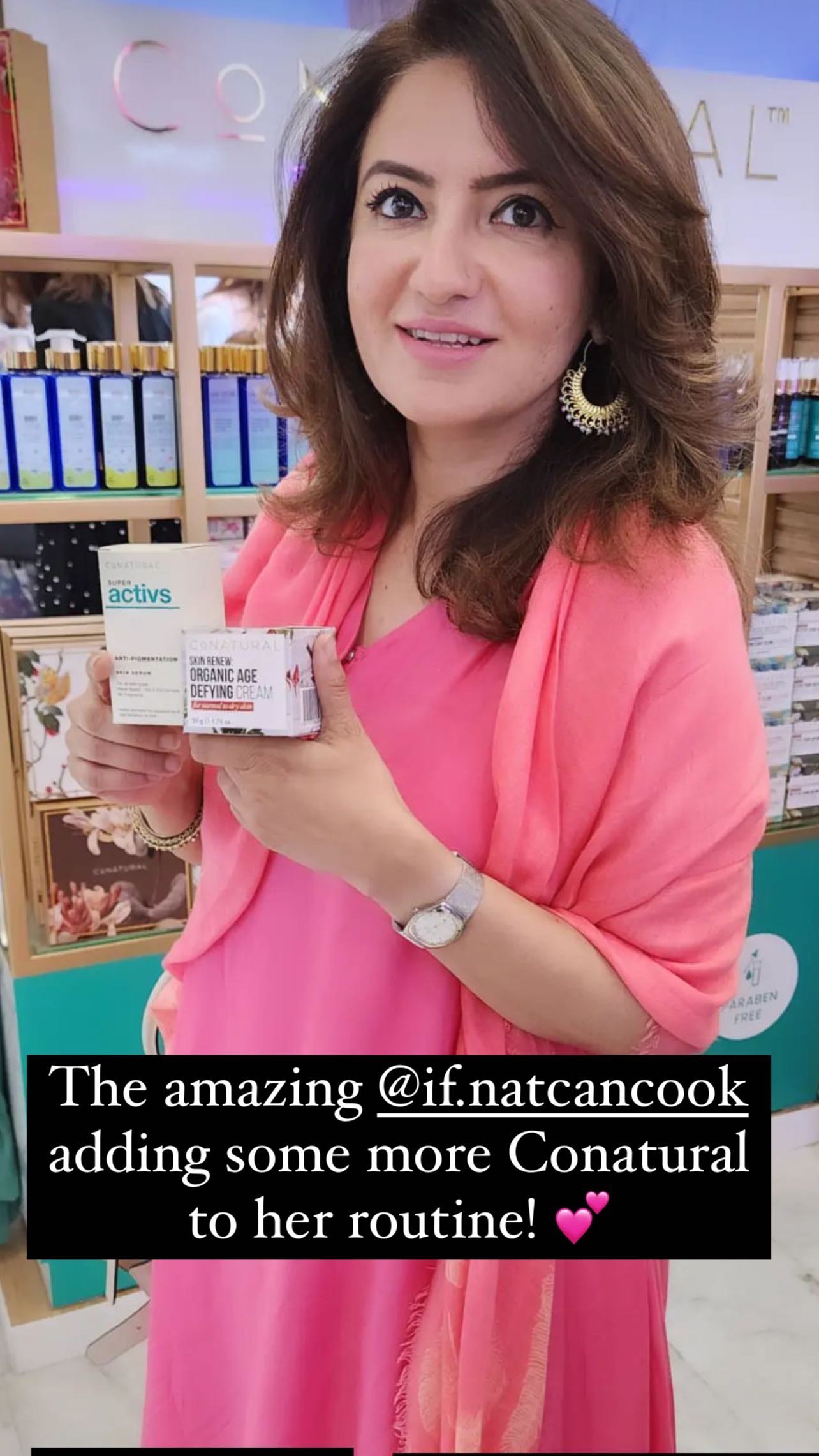 @if.natcancook with her favâ€™s 
 The amazing @if.natcancook with her Conatural favourites! â¤ï¸ T