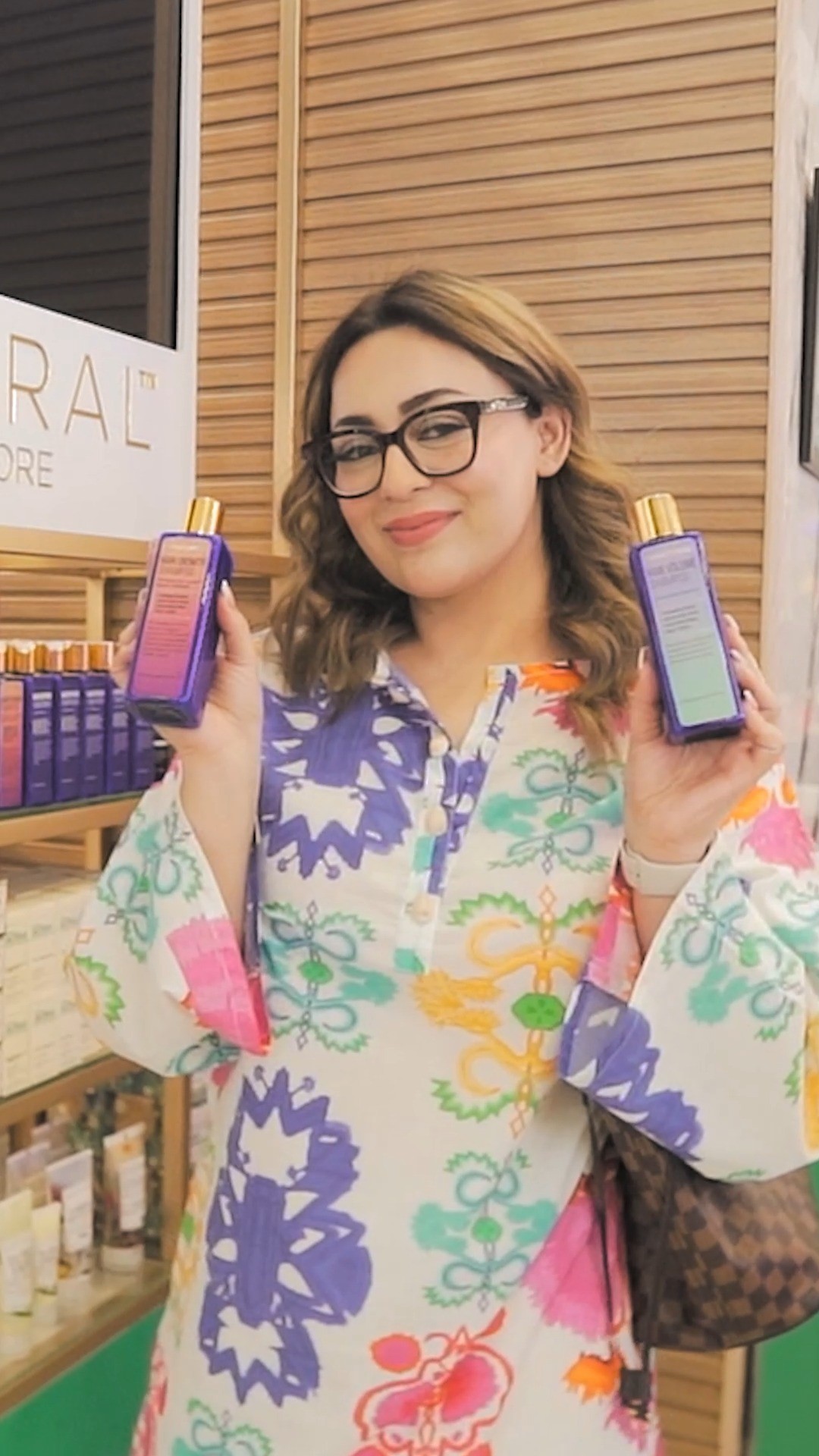 Haddiya had the best time picking out products that suit her needs and playing with all our fun acti