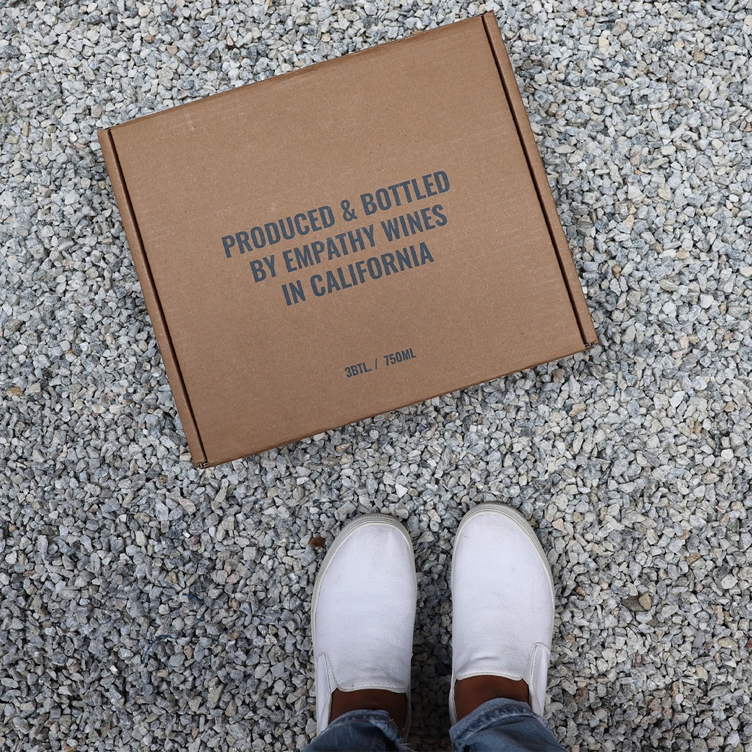 POV: You’re sending your friends a photo of how easy it is to get wine delivered.