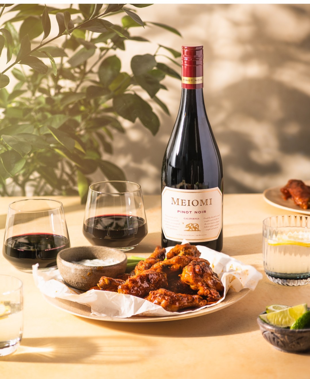 Wings with wine is almost as delicious as it is fun to say. But don