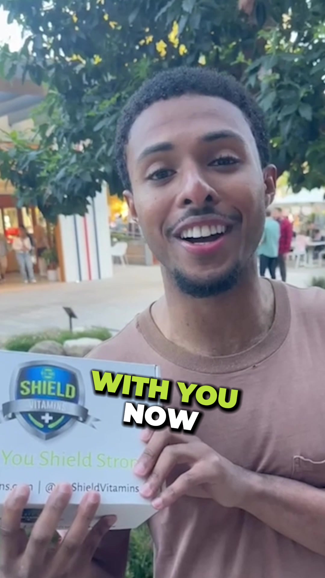 #DiggySimmons is rocking with Shield Vitamins now! We appreciate you keeping it #ShieldStrong!?   #I