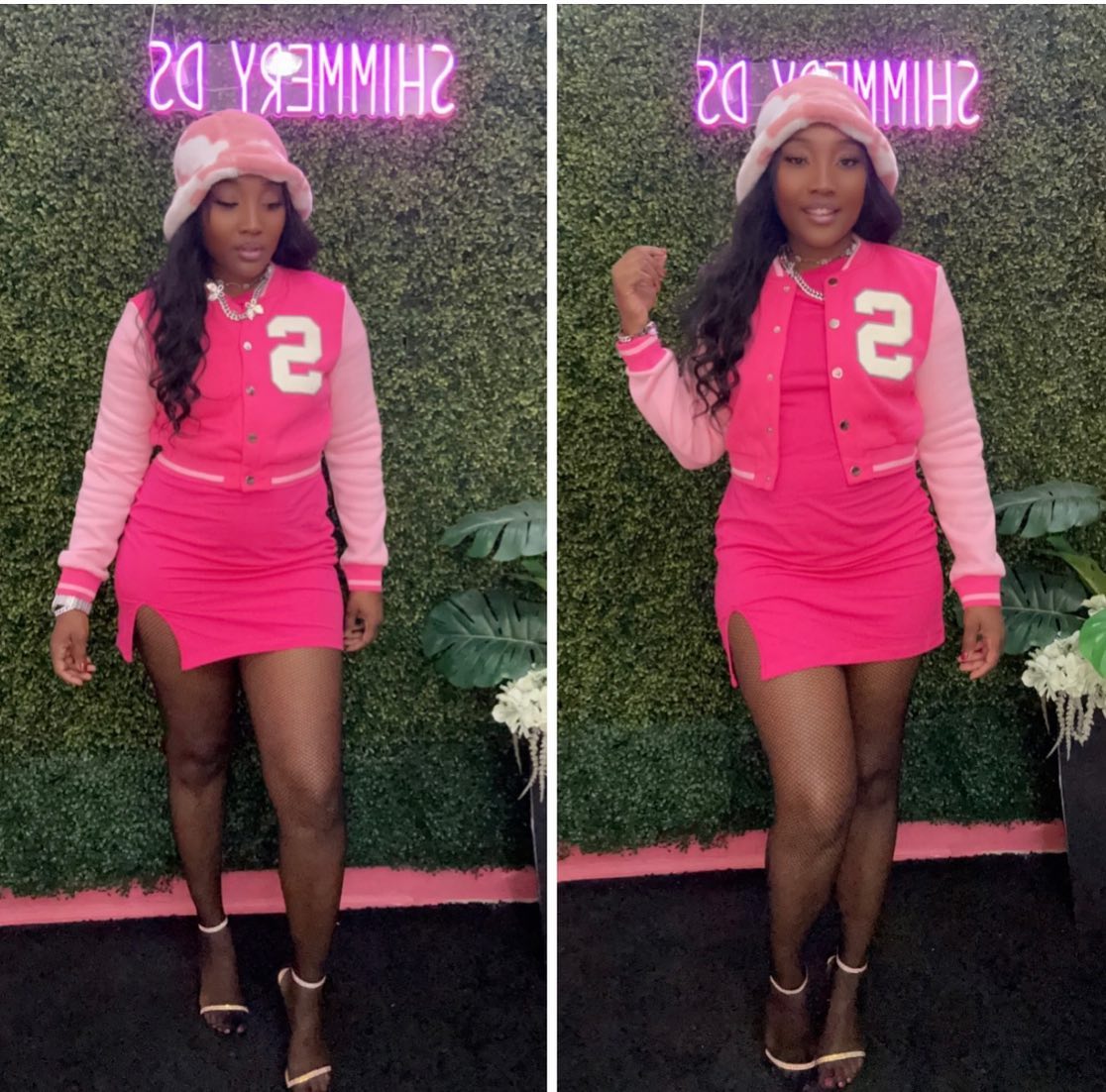 ✨SHIMMERY DS✨ PINK S PATCHED VARSITY NOW AVAILABLE ON THE WEBSITE 

IF YOU ARE A MEMBER OR WANT TO B