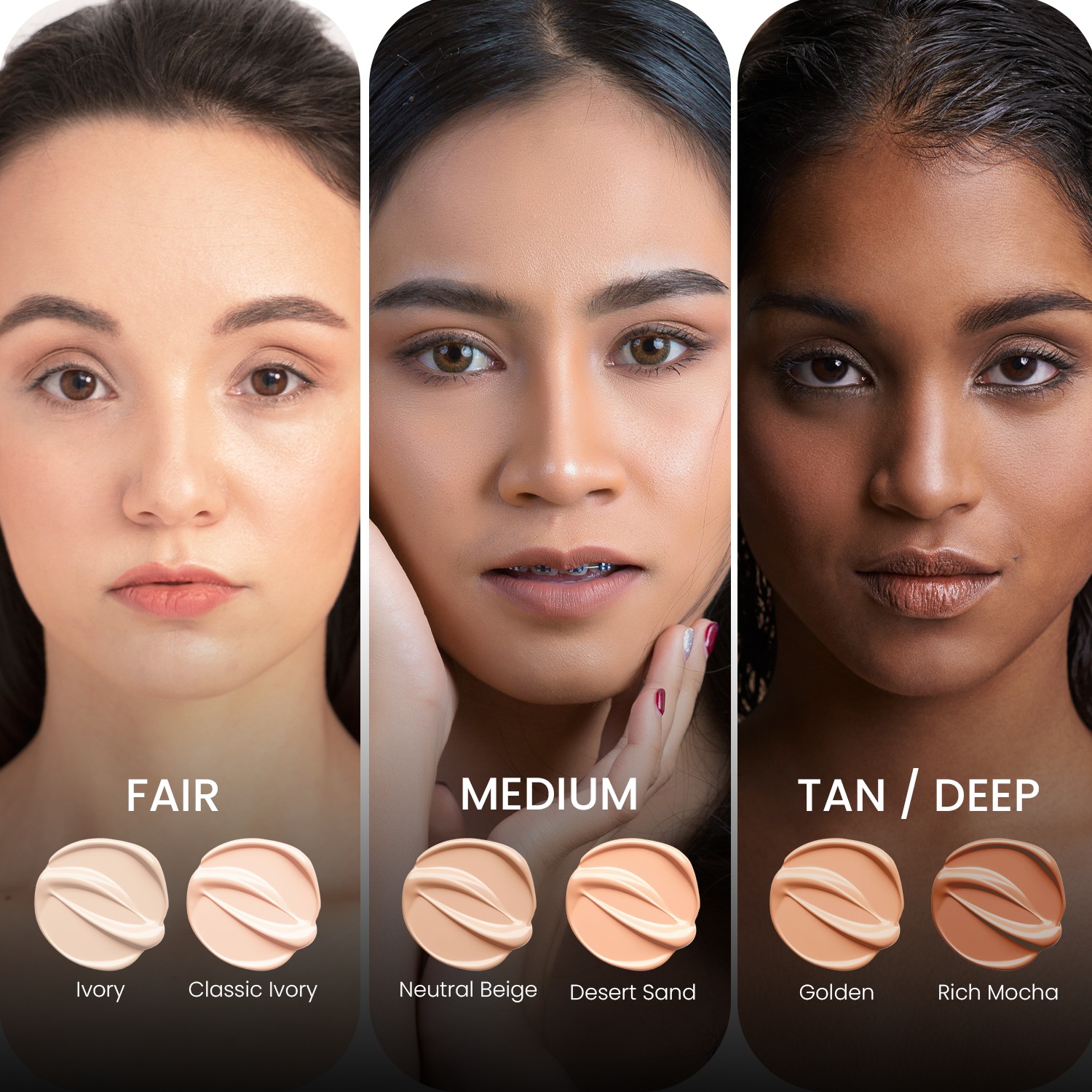 Inclusive beauty for all.
.
#DefineYourDesire #foundation #newlaunch #faceessentials #mattefoundatio