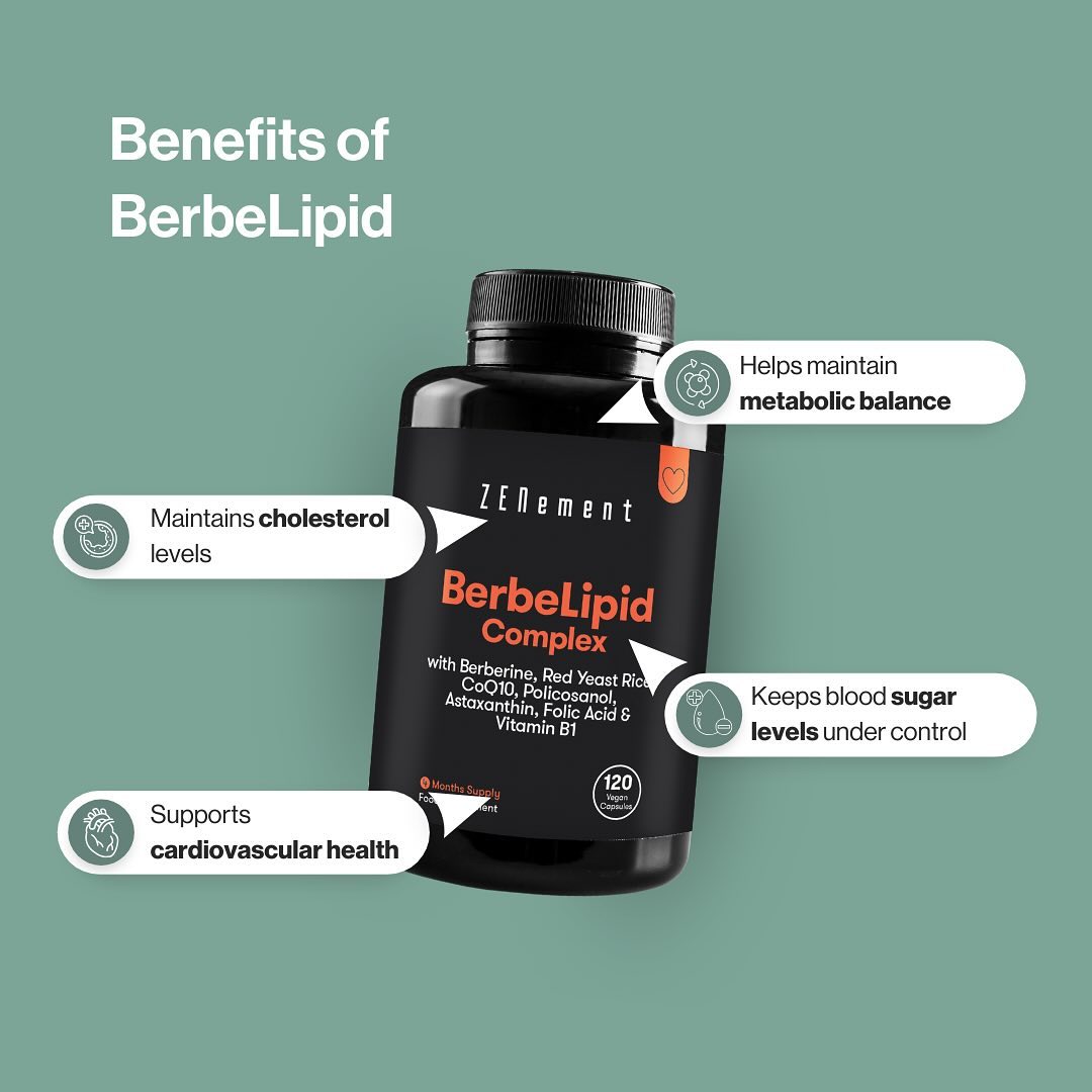 Discover the secret to taking care of your heart with our BerbeLipid Complex. More than just a suppl