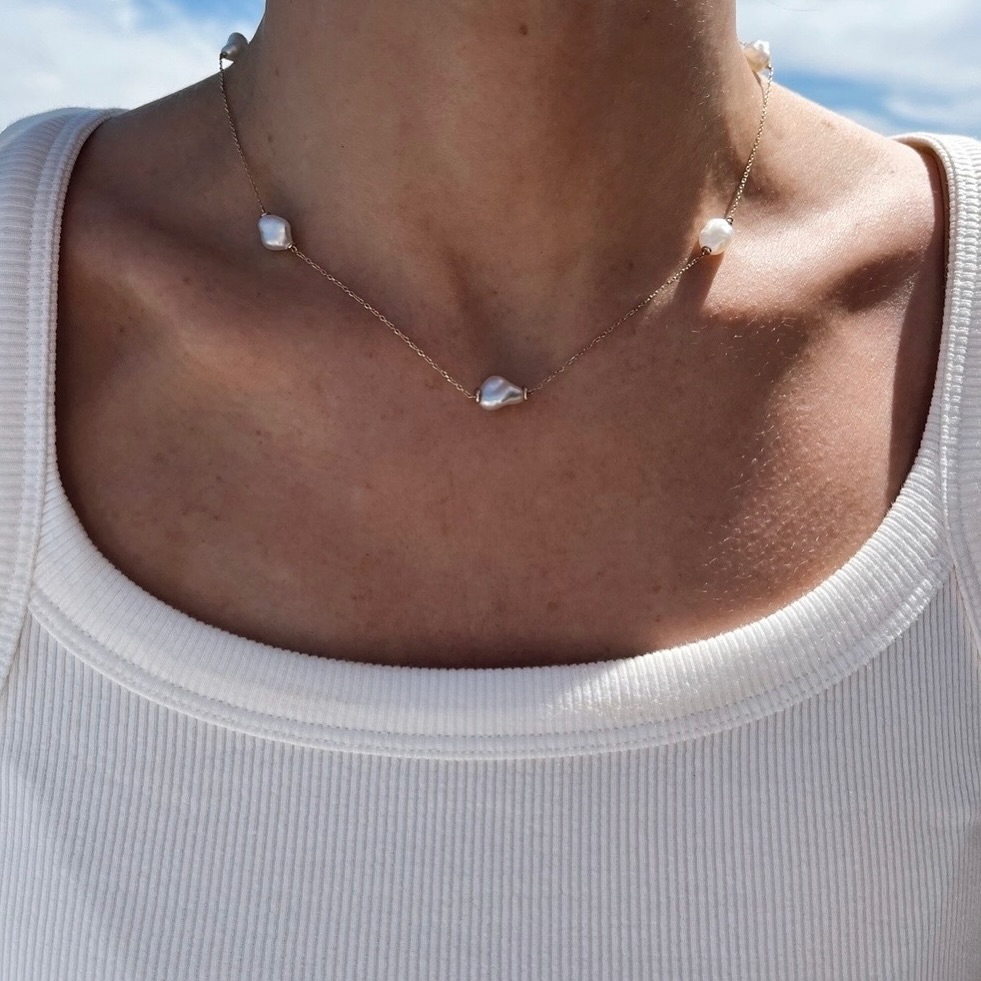 The Sophia Necklace ~ crafted as an understated yet beautifully unique piece of jewellery.