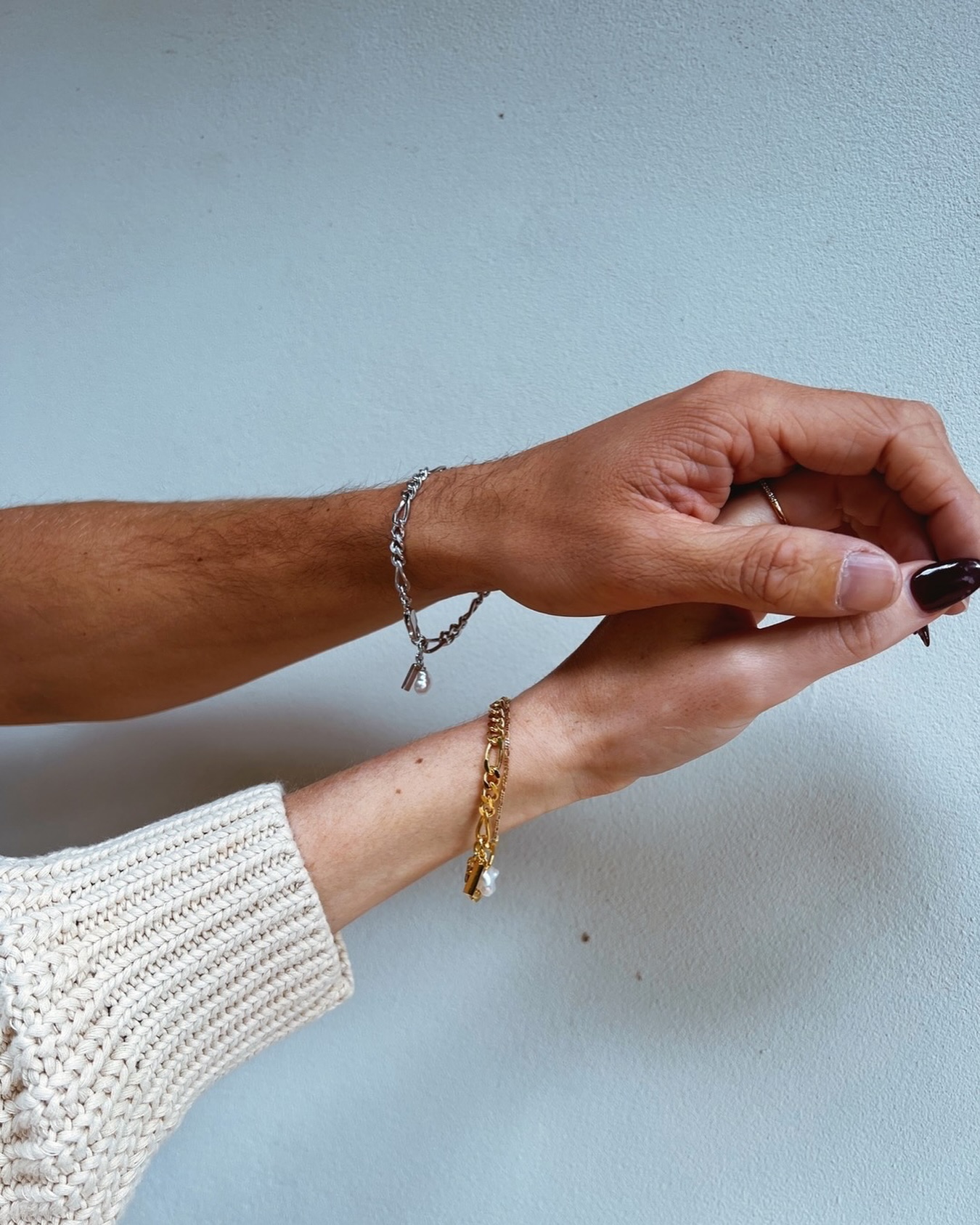 HIS & HERS. Make it a official this Valentines Day with a statement bracelet you won’t want to take 