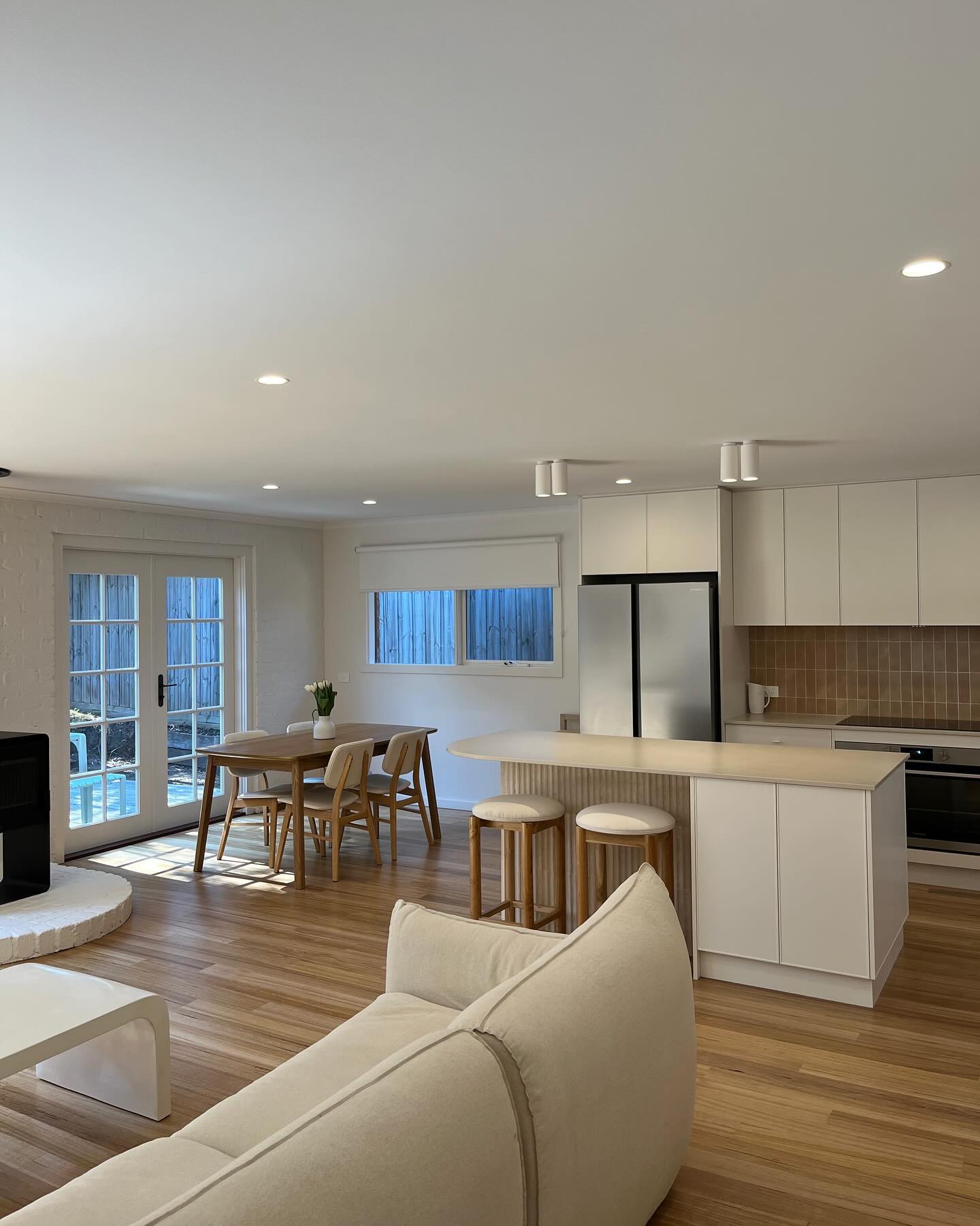 The living and kitchen space 🫶🏼🫶🏼🫶🏼