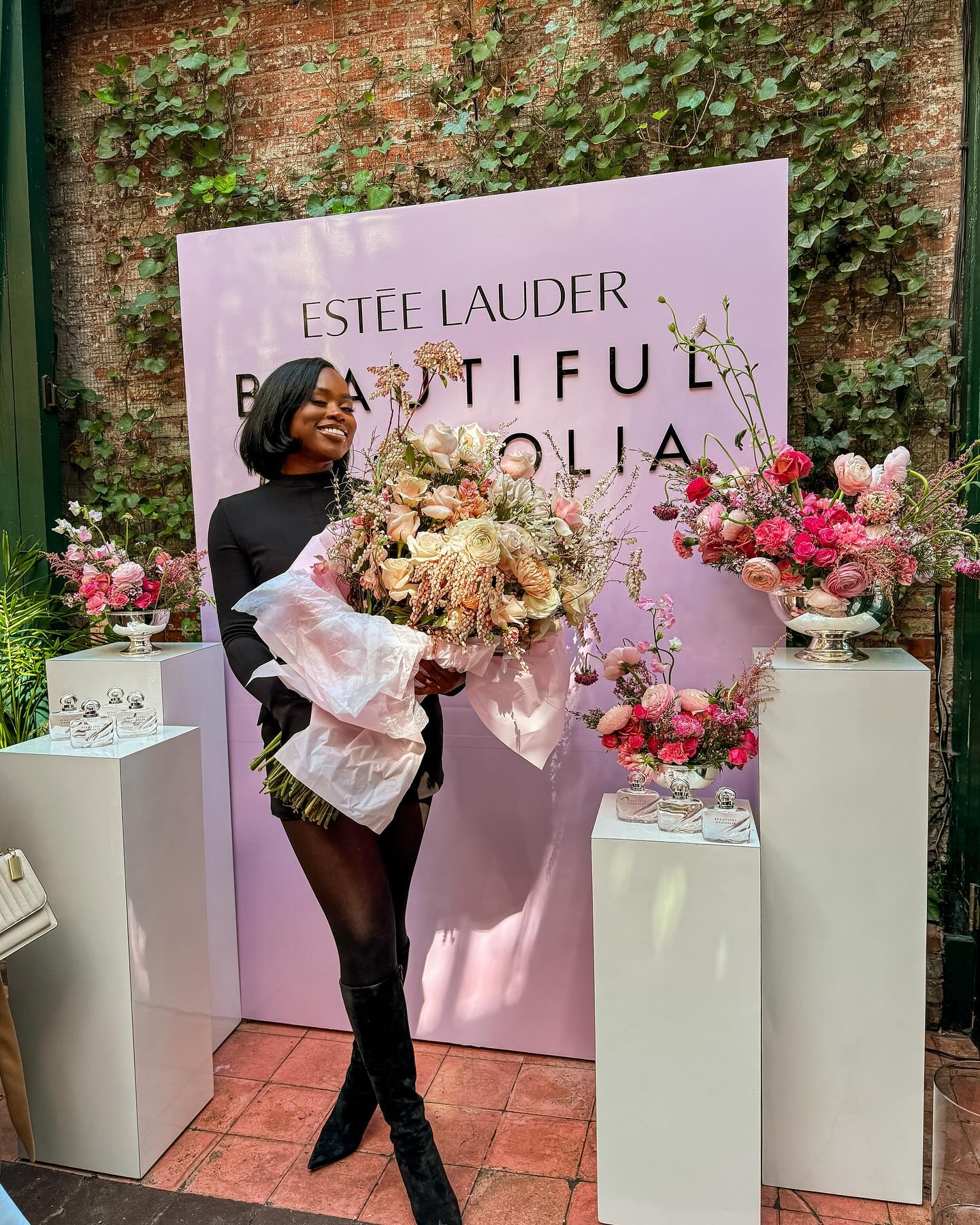 Showered in love this afternoon at lunch with esteelauder in celebration of “Beautiful Magnolia” the