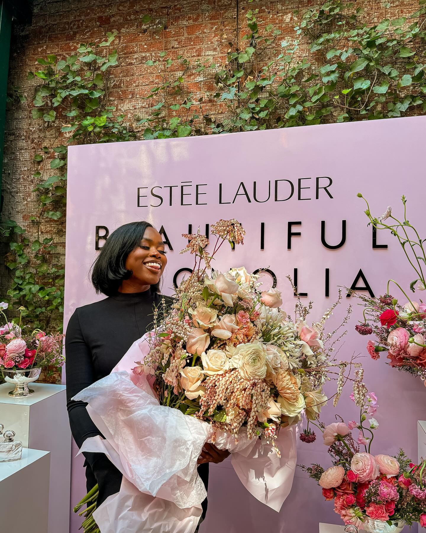 Showered in love this afternoon at lunch with esteelauder in celebration of “Beautiful Magnolia” the