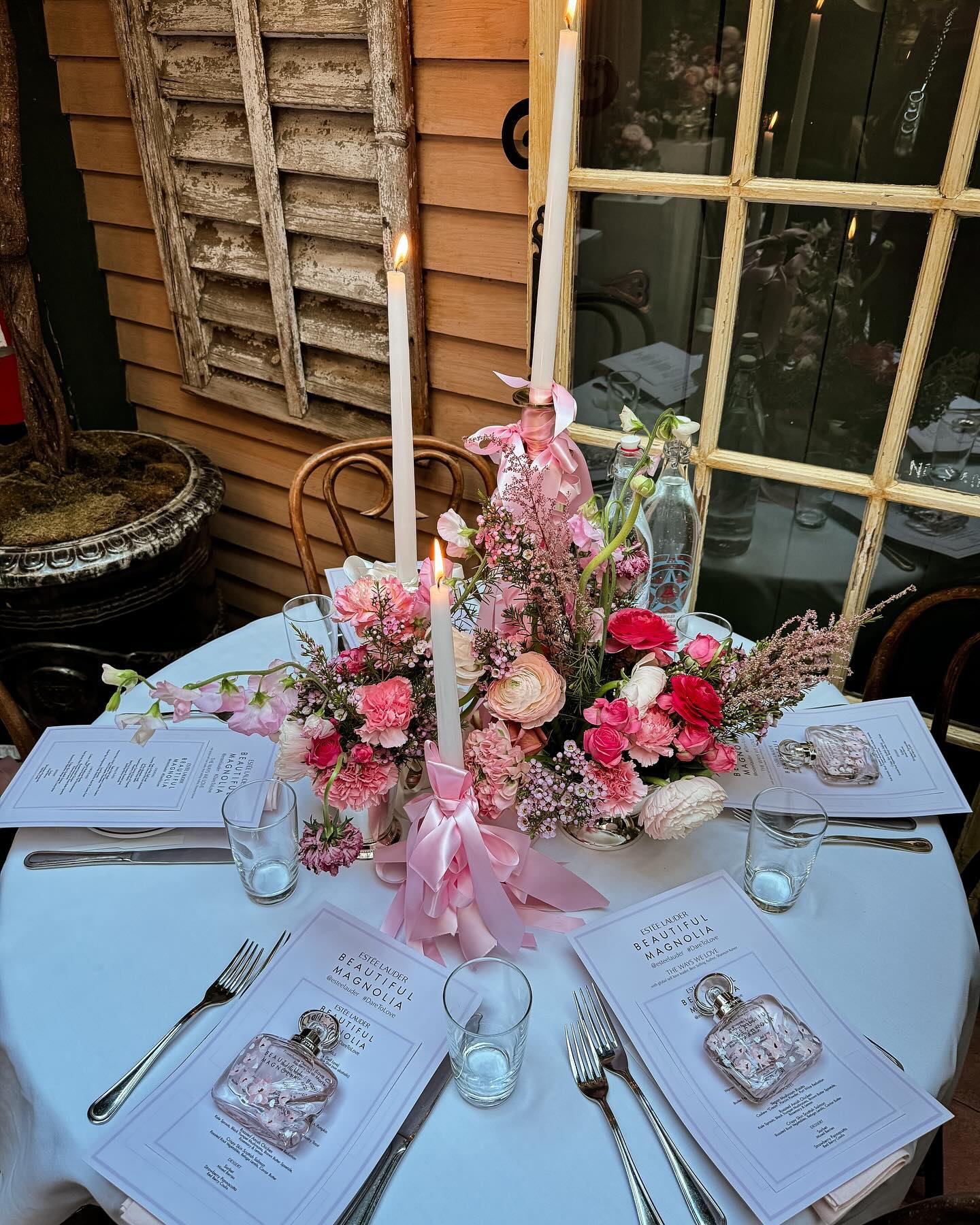 Showered in love this afternoon at lunch with esteelauder in celebration of “Beautiful Magnolia” the