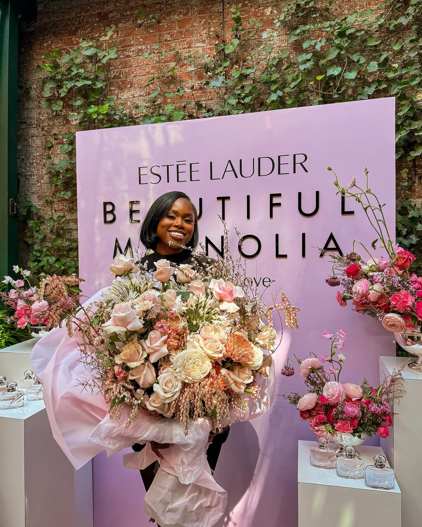 Showered in love this afternoon at lunch with esteelauder in celebration of “Beautiful Magnolia” the