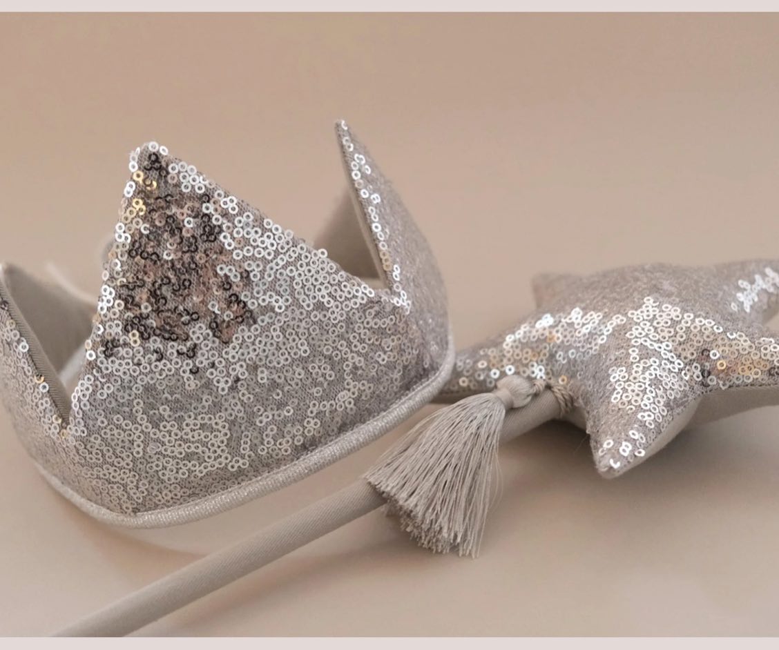 Let your little ones' imaginations run wild with this magical crown and wand set that's in our shop 