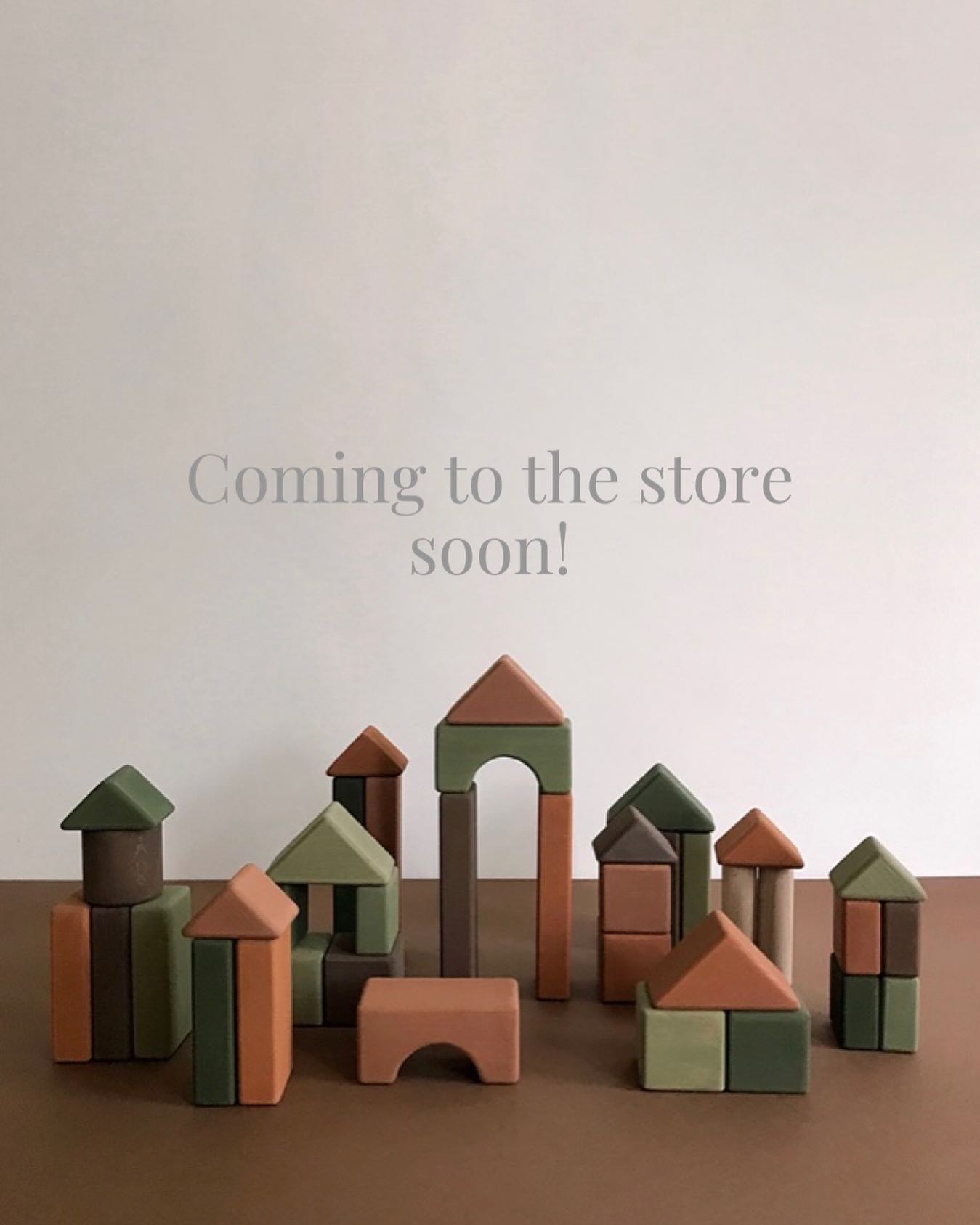 How gorgeous are these wooden building blocks!? Looking forward to adding them to the shop soon. 
.
