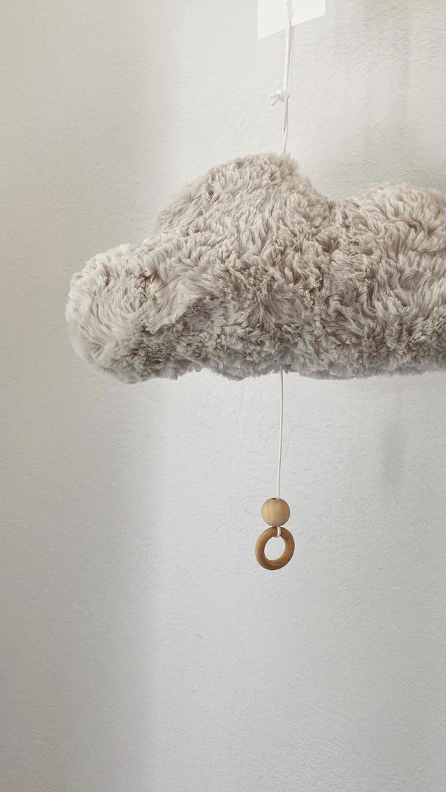 We also have these beautiful "Cozy Cloud" music boxes! The music can help to relax your little one a