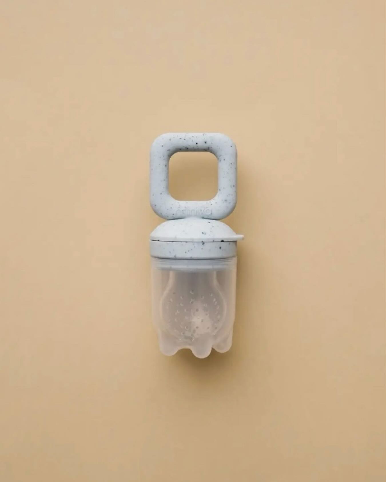 The silicone feeder-teether is a a safe way for your baby to try fresh harder to chew foods without 