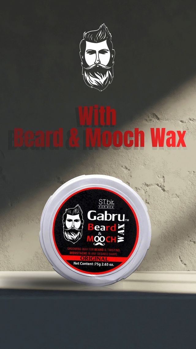 Elevate your grooming game with Gabru Beard and Mooch Wax - because in a world full of trends, nothi
