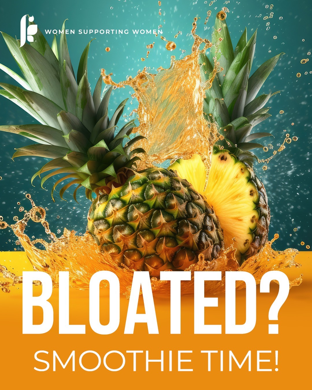 Introducing our newest creation: the Bloat Buster Smoothie! Designed specifically to help women comb