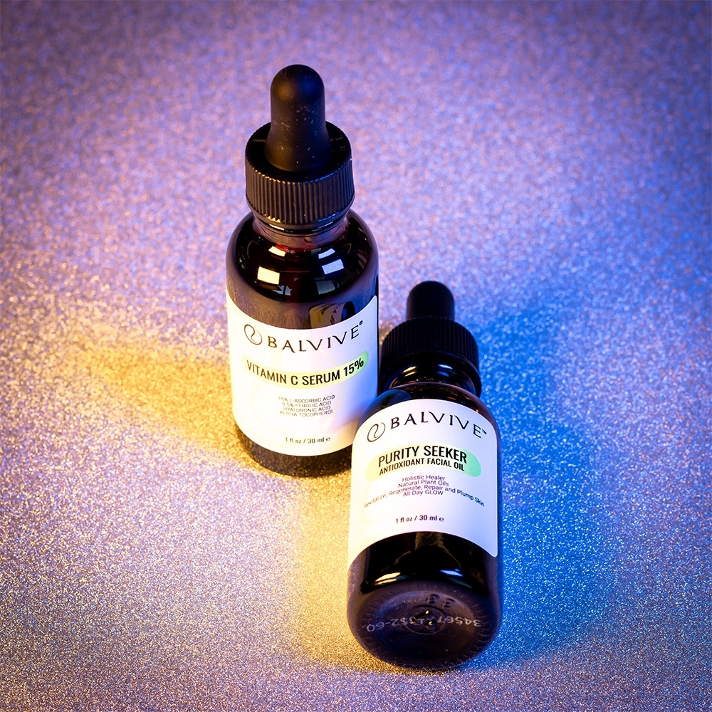 Double the power, double the glow. Vitamin C meets Antioxidant Oil for skin that's undeniably radian