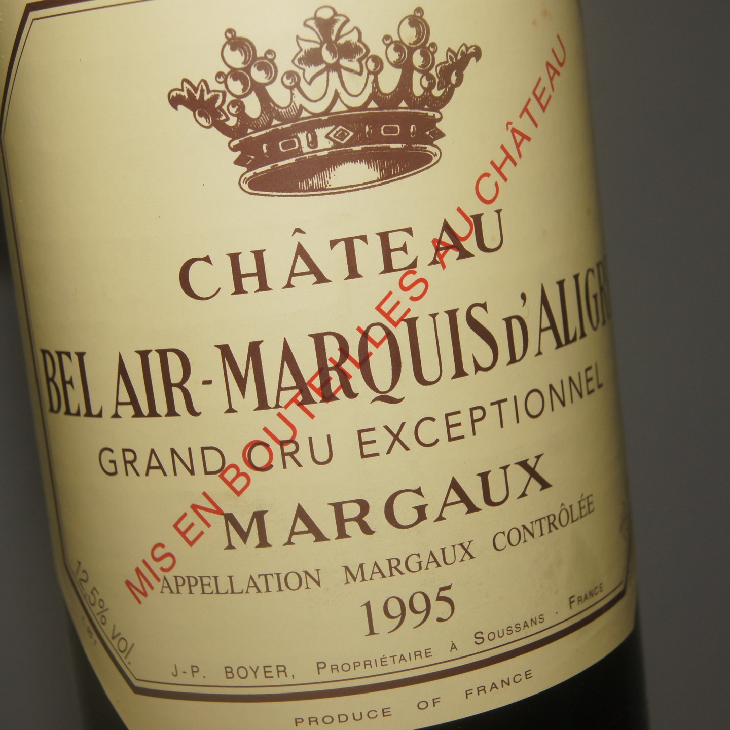 The wines of Bel-Air Marquis d'Aligre represent a fascinating enigma in the wine world. Monsieur Boy
