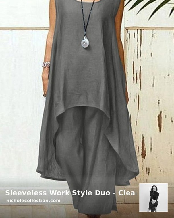 👜✨🔥 Sleeveless Work Style Duo - Clearance 🔥⎆ ⎆ Only $59.99 right now ⎆ ►  Free shipping and an Ex