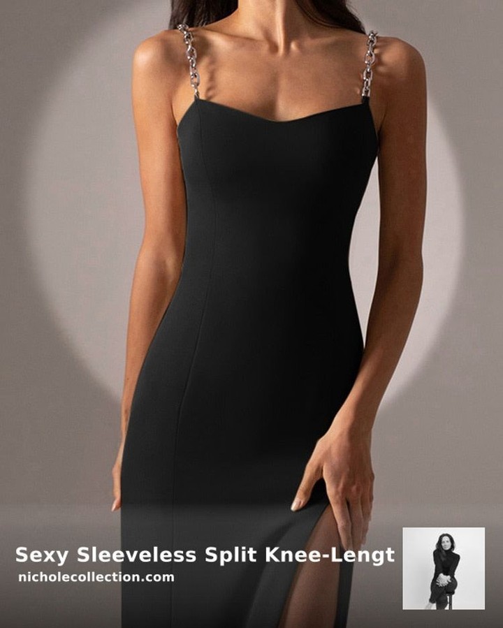 👜✨🔥 Sexy Sleeveless Split Knee-Length Dress - Clearance 🔥⎆ ⎆ Only $39.95 right now ⎆ ►  Free ship