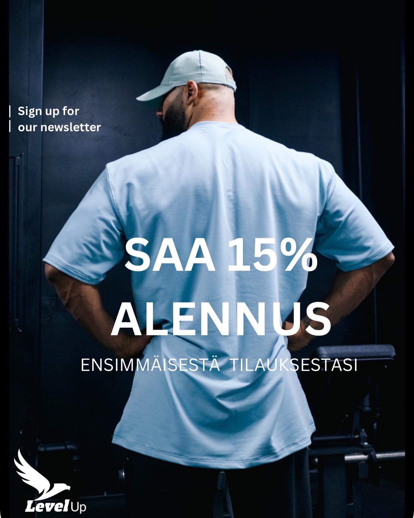 Tilaa uutiskirjeeni, saat -15% alekoodin! 
Pääset tilaamaan uutiskirjeen verkkosivun ala-osan banner